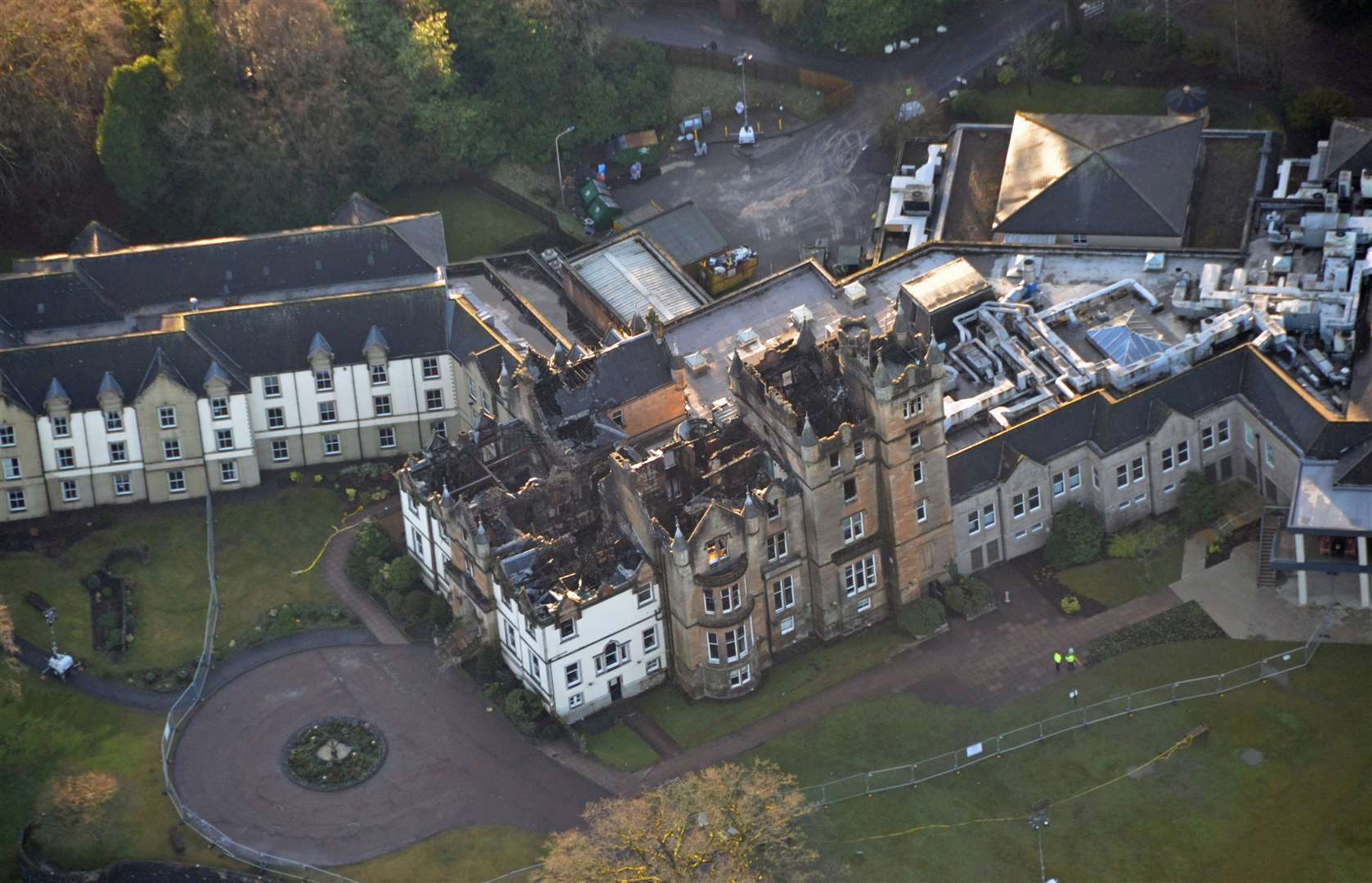 The Cameron House hotel was severely damaged in the fire (Crown Office/PA)