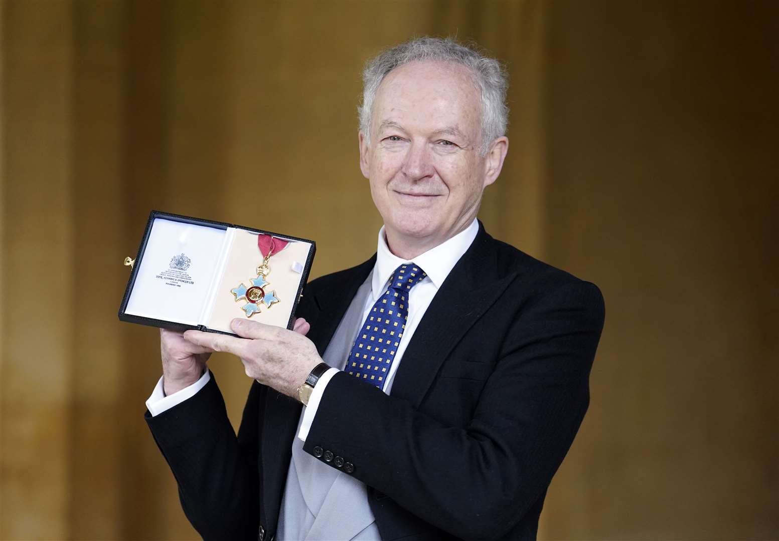 James Daunt, managing director of Waterstones, after being made a Commander of the Order of the British Empire (Andrew Matthews/PA)