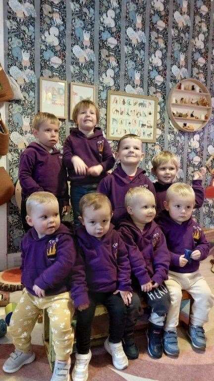 Youngsters ready for a day of fun, curiosity and learning at Tin Tin's nursery