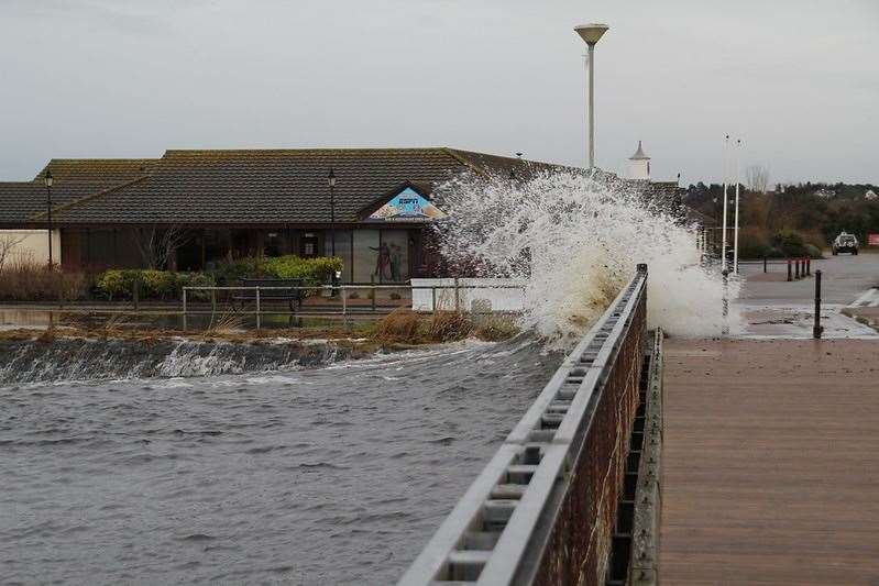 A high swell at Nairn.