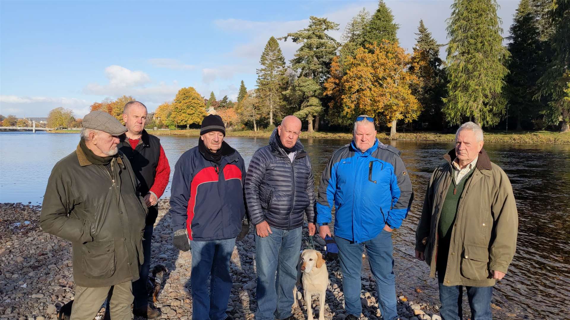 Inverness Angling Club (from left): David Rodwell, Steve Watt, Harry Fraser, Graham Mackenzie, David Dyce and Willie MacBeath.