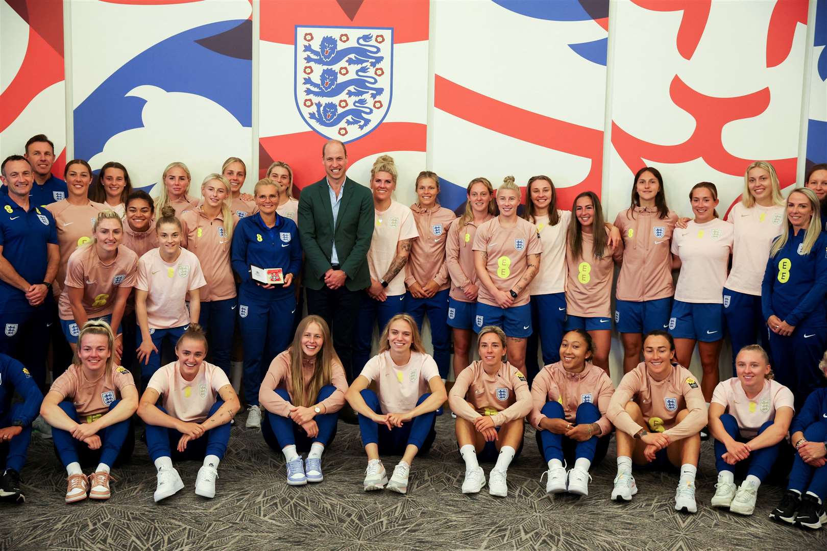 The Prince of Wales visited the team ahead of the 2023 Fifa Women’s World Cup (Phil Noble/PA)