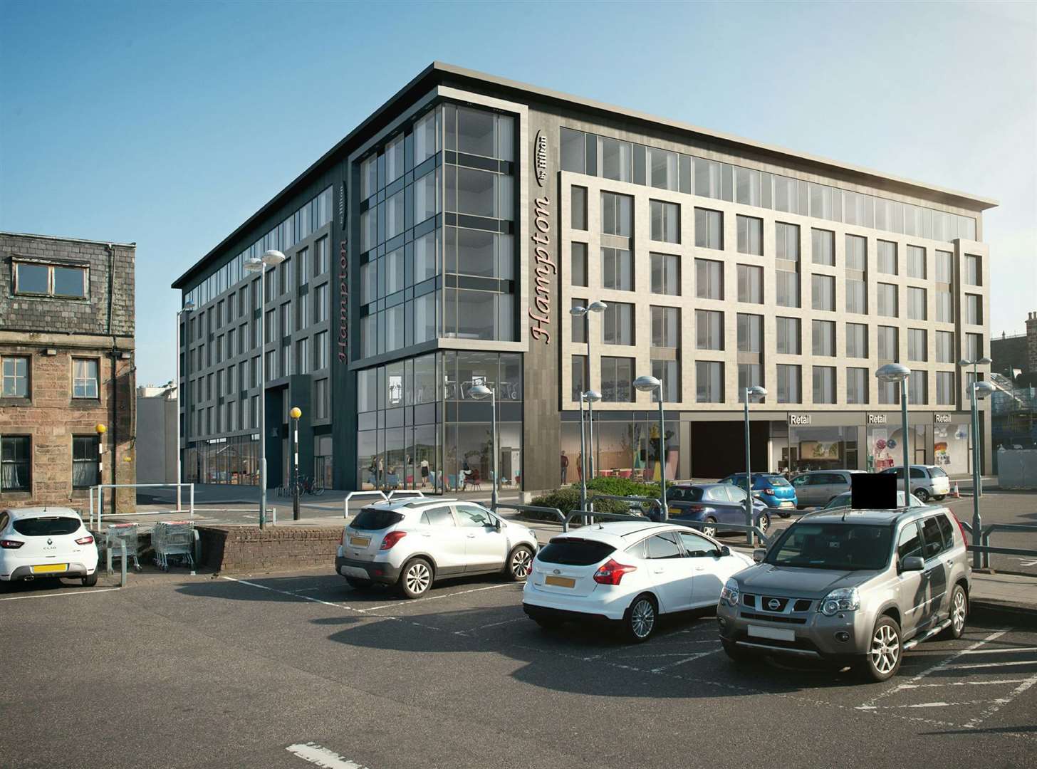 An artist's impression of the new hotel in Rose Street.