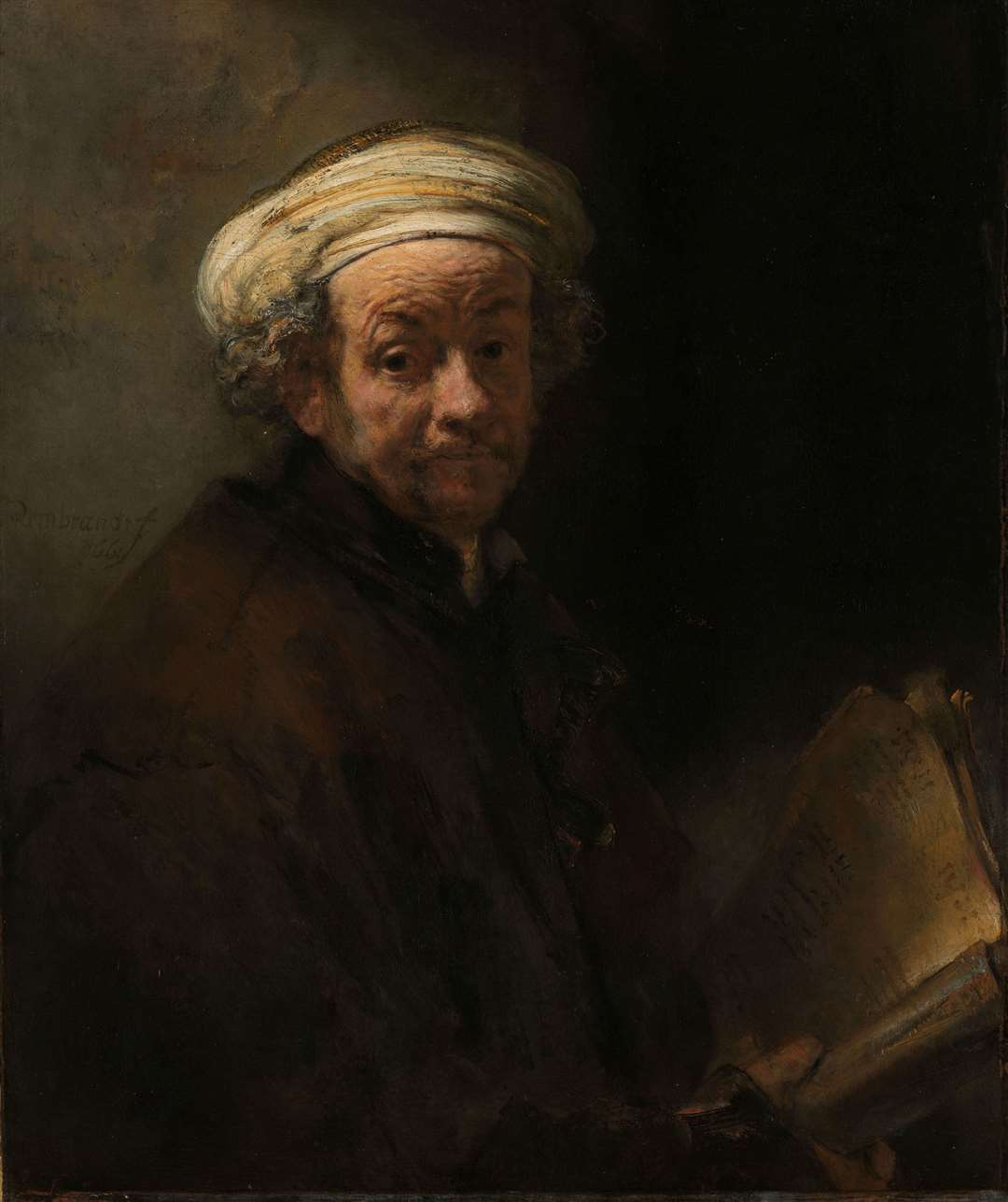 Self Portrait as the Apostle Paul, Rembrandt van Rijn, 1661, on display at the All The Rembrandts exhibition, at the Rijksmuseum, Amsterdam. Picture: Rijksmuseum/PA