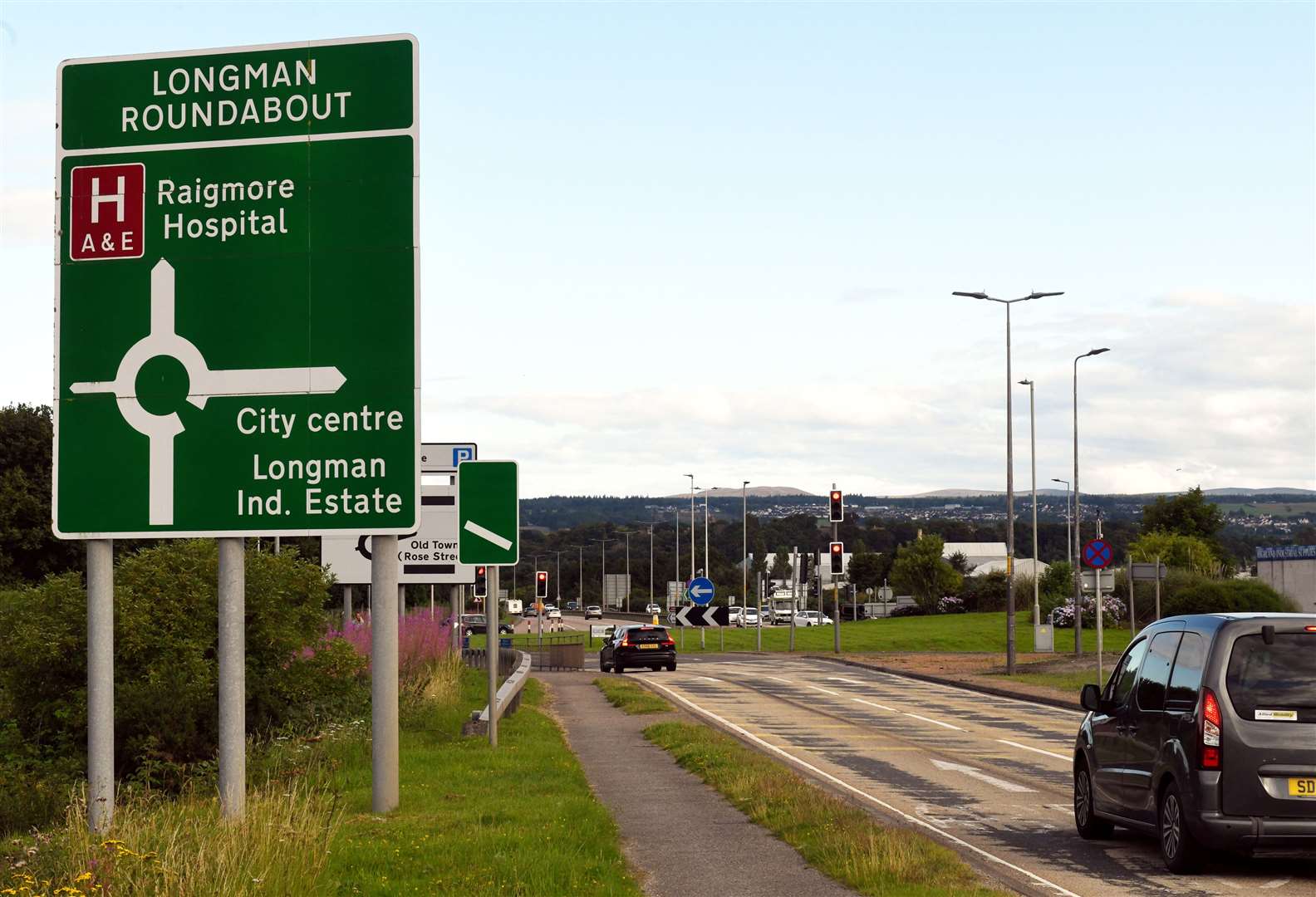 Plans have been put forward to improve the Longman Roundabout.