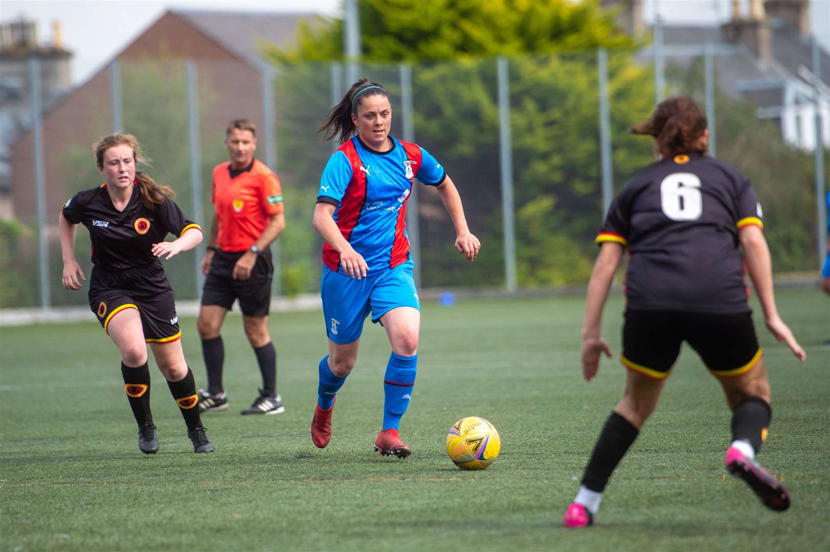 Megan McCarthy impressed in her first game for Caley Thistle in over a year. Picture: Callum Mackay