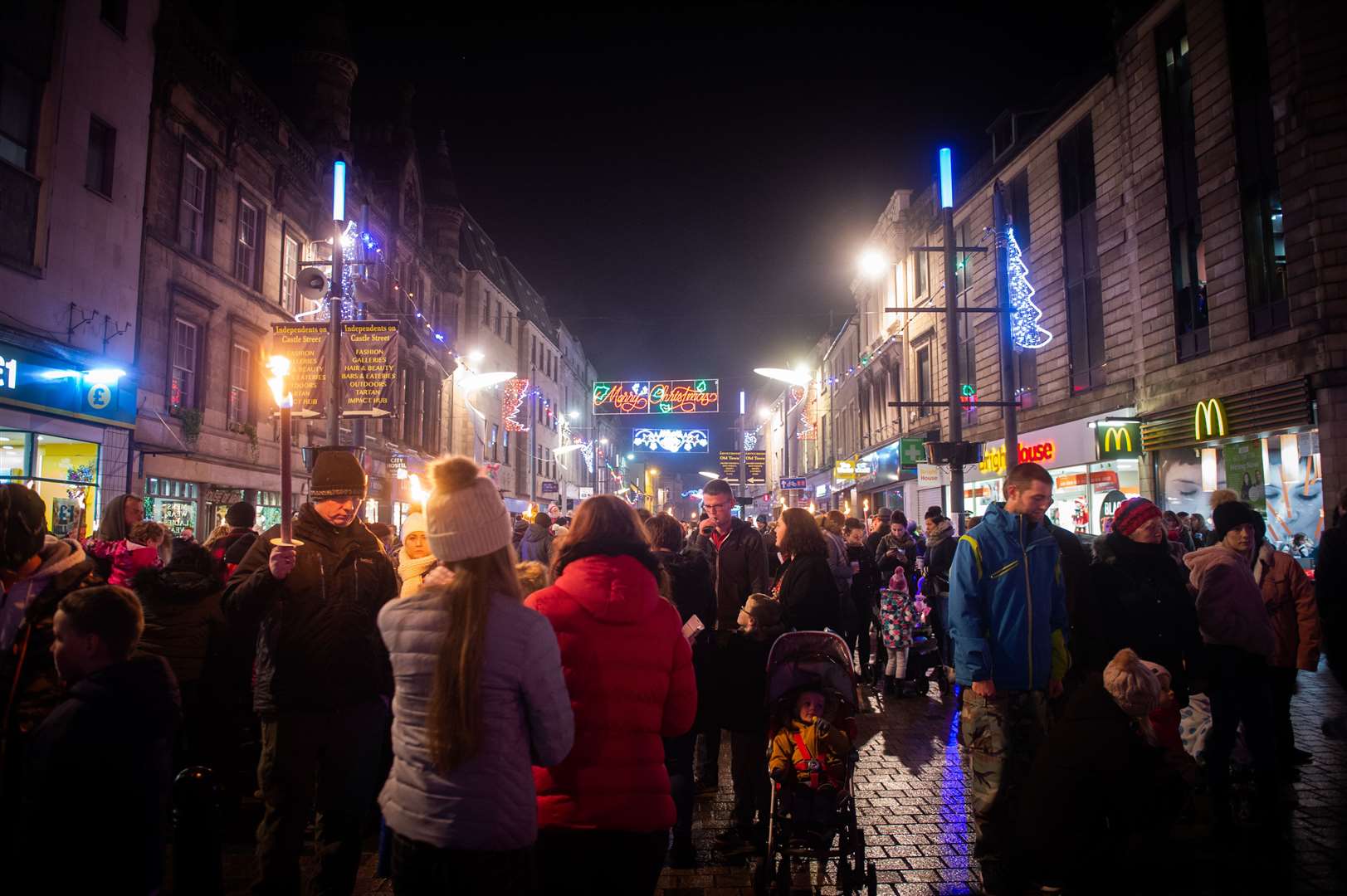 Switch-on of 2018 Christmas lights, Inverness ...Picture: Callum Mackay. Image No. 042581.