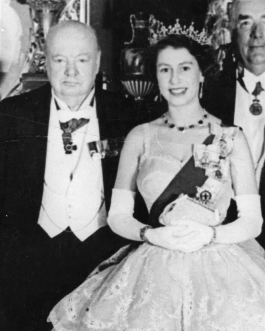 Winston Churchill and the Queen in 1952 (PA)