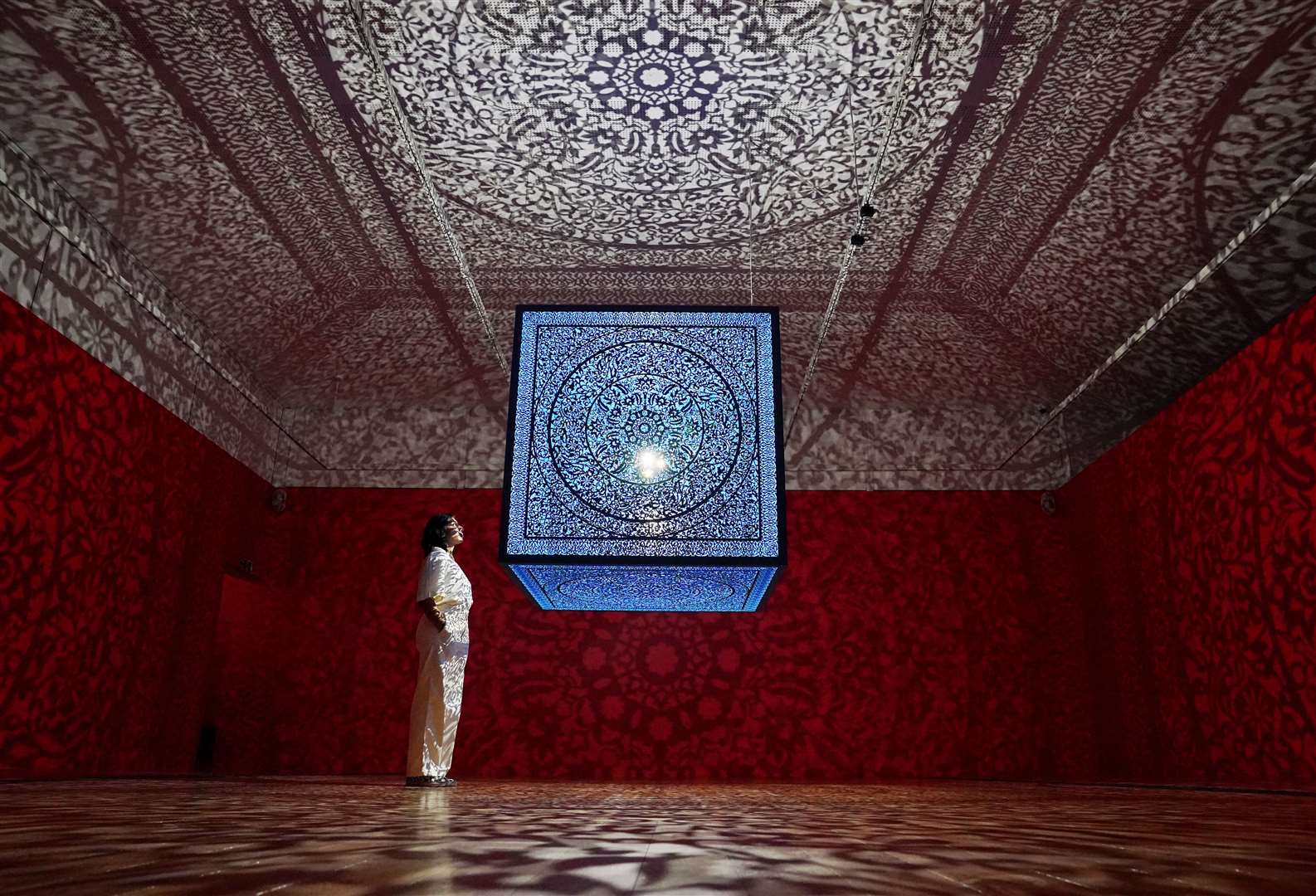 All The Flowers Are For Me features patterns inspired by Islamic art and architecture (Jonathan Brady/PA)