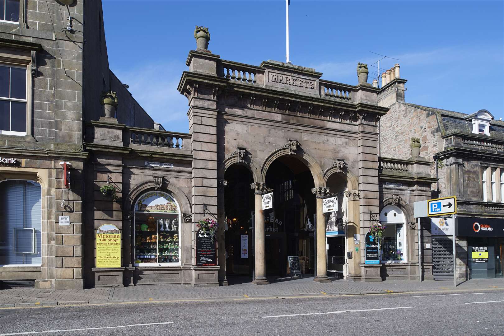 The Victorian Market in Inverness is an important part of the city's Old Town.