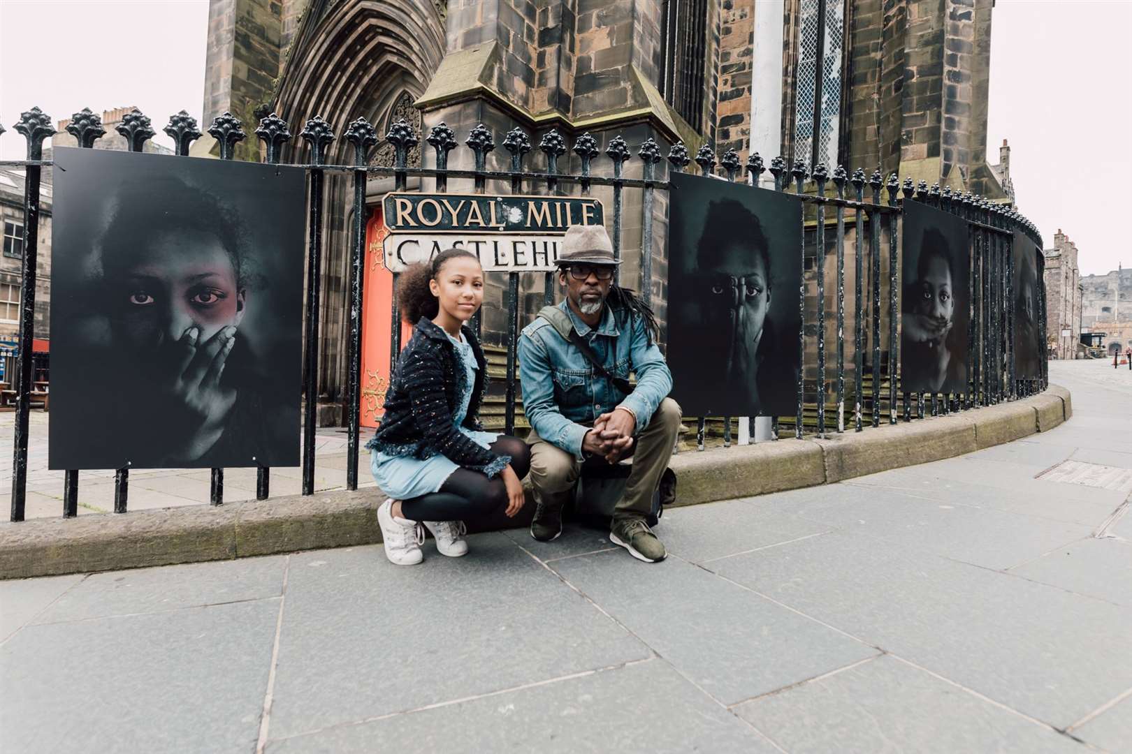 Edinburgh-based photographer Jamal Yussuff-Adelakun's image he created with his daughter Lola.