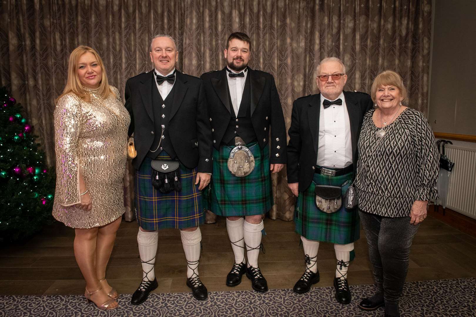 Dawn and Phil Lawless, Sean Lawless, Donald and .Christine Davidson. Picture: Callum Mackay..