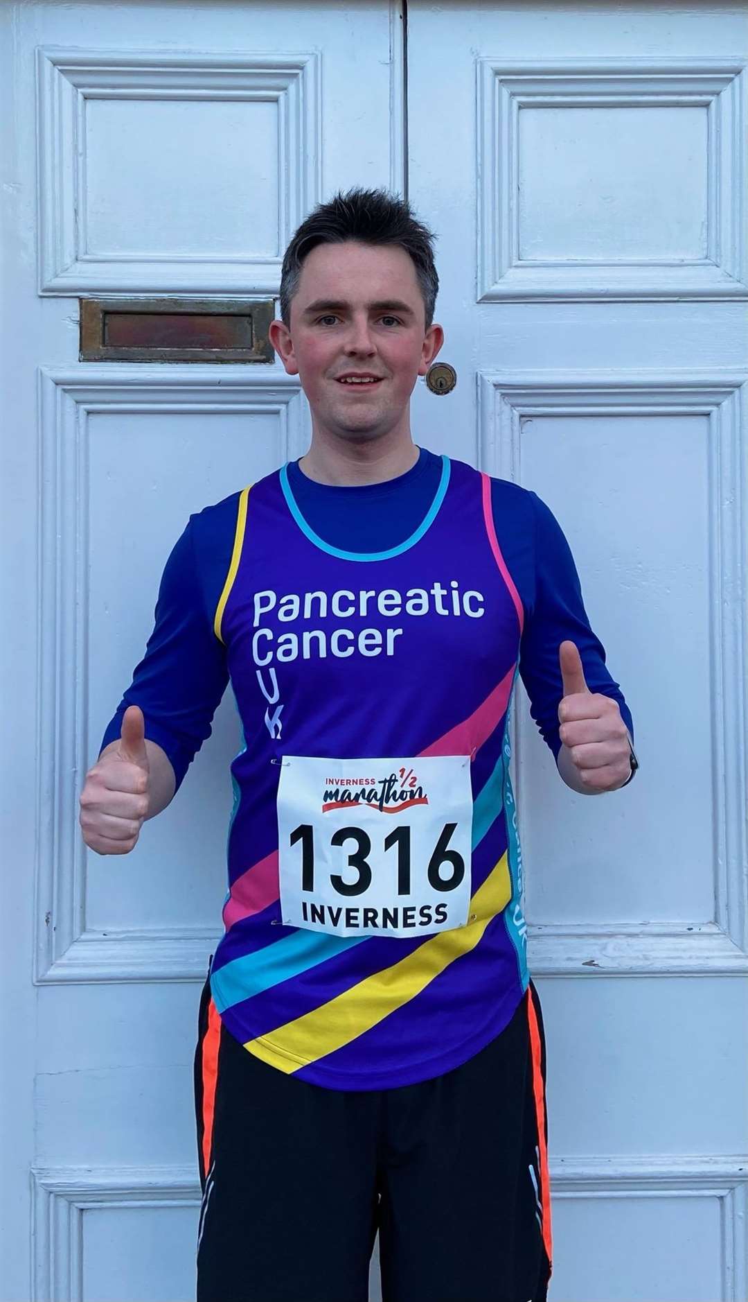 James Thomson will run to support Pancreatic Cancer UK.