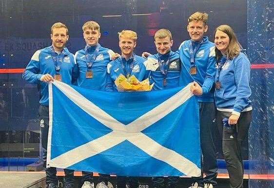 Het Inverness-kwartet won de bronzen medaille voor Schotland op de Europese Teamkampioenschappen in Nederland