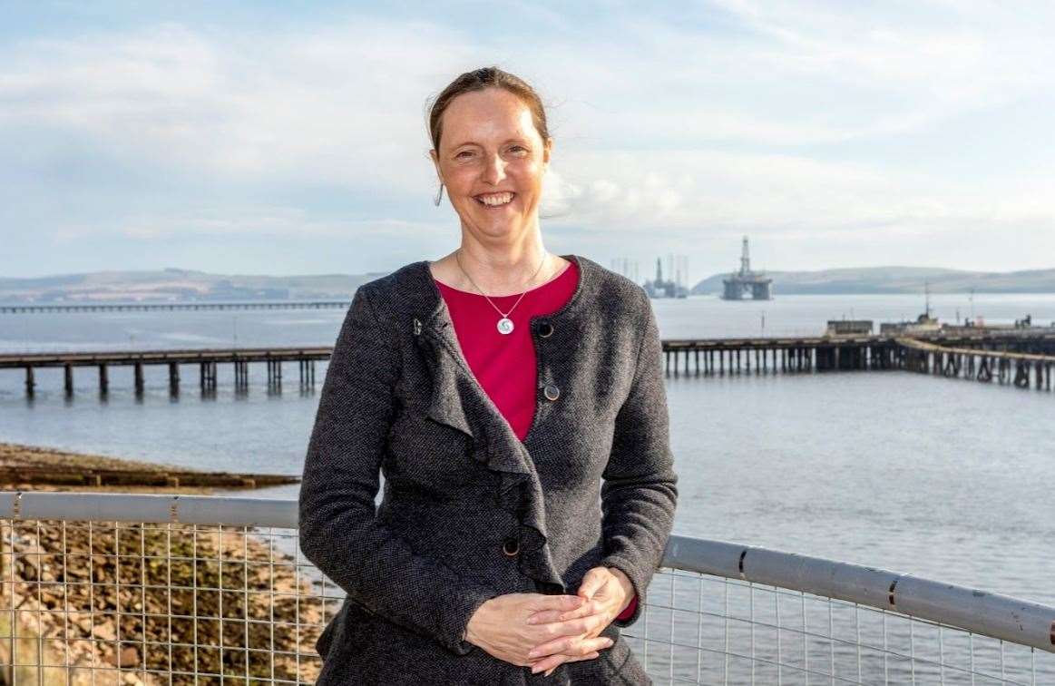 The Port of Cromarty Firth’s strategic business development manager, Joanne Allday.