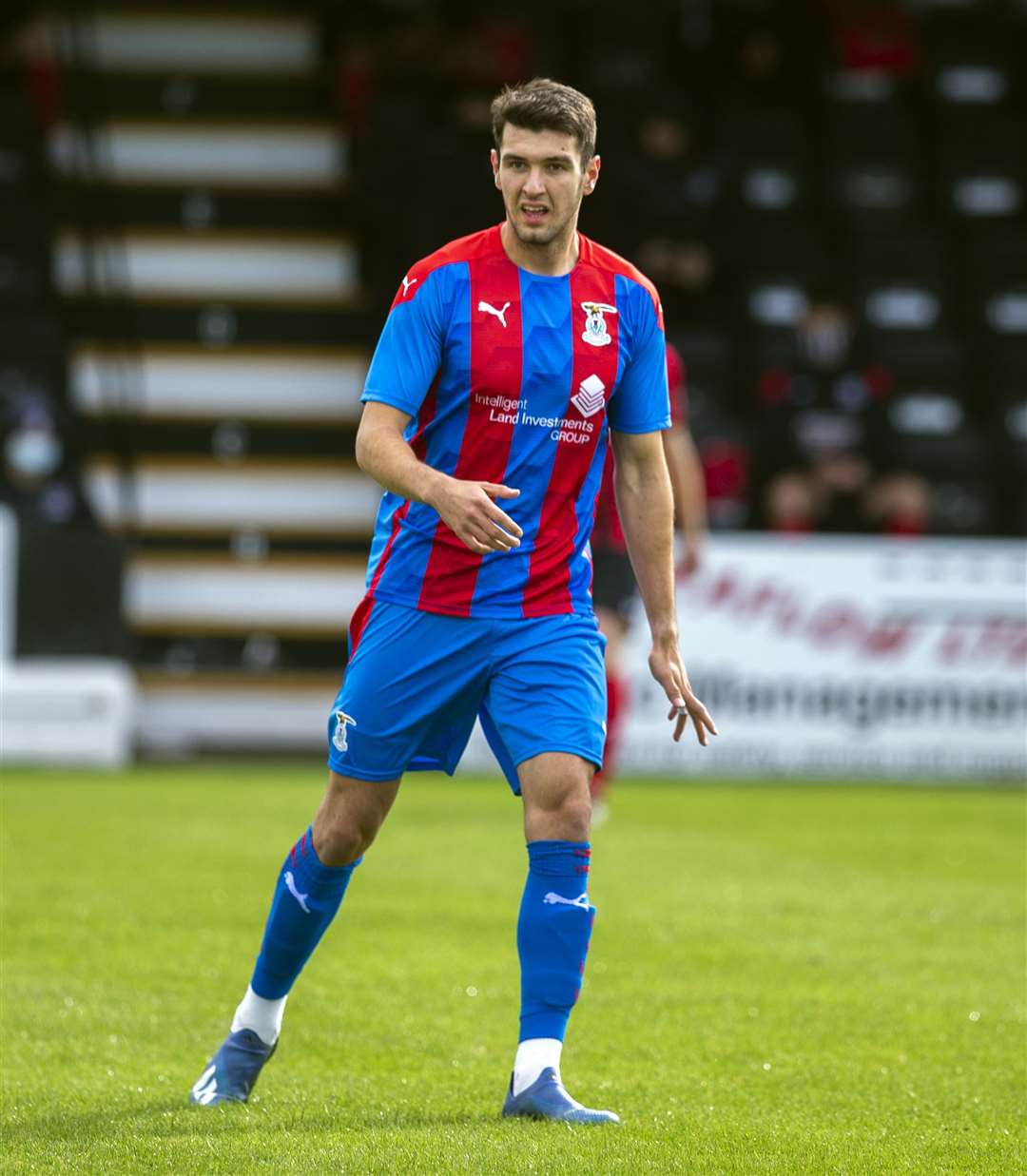 Picture - Ken Macpherson, Inverness. Pre-Season Friendly. Elgin City(3) v Inverness CT(7). 26.09.20. ICT's Nickolay Todorov.