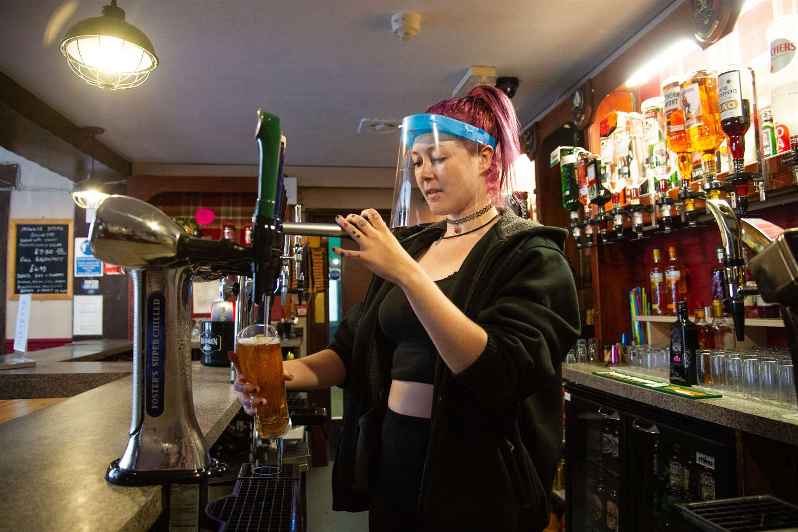 Bars and other hospitality businesses have reopened, but many remain concerned for their future. Picture: Daniel Forsyth.