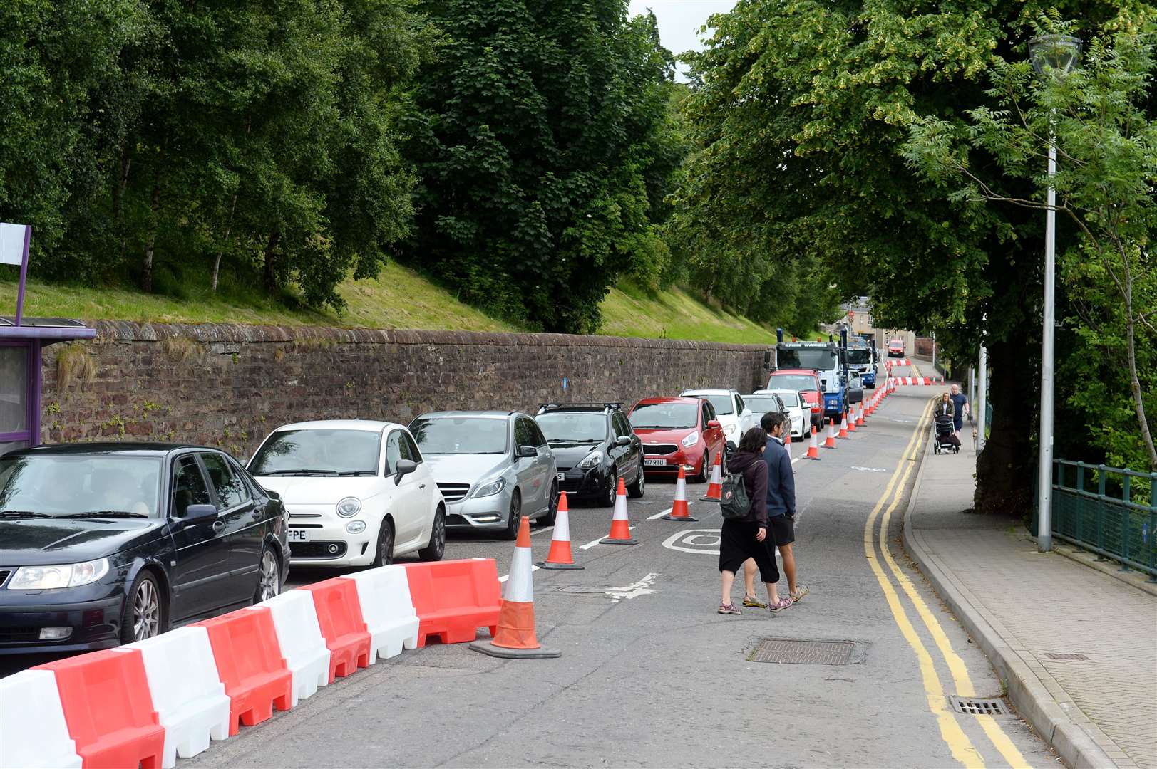 Measures to limit traffic around the castle to a one-way route were not popular with many residents during Covid restrictions.