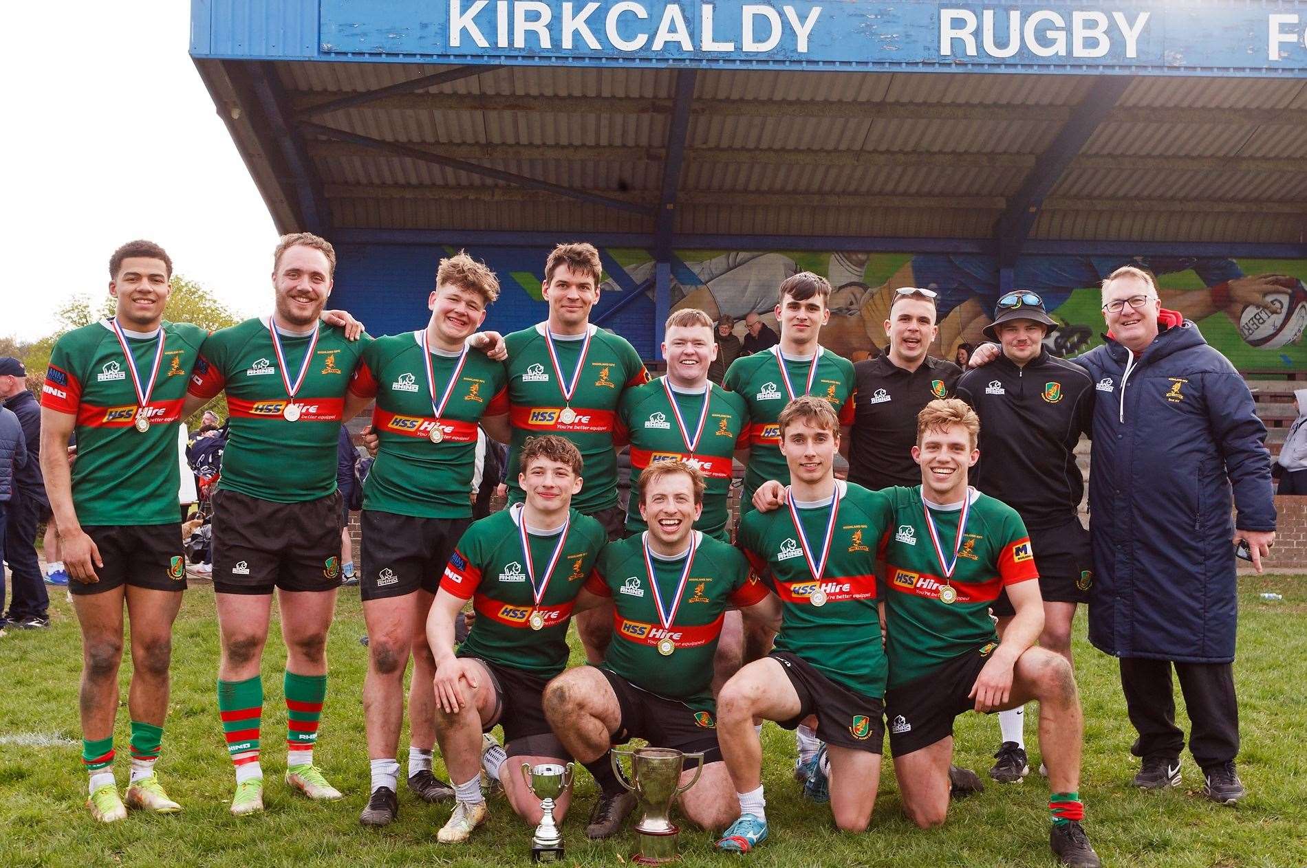 Highland won the Kirkcaldy Sevens with Hugo Crusn named player of the tournament. Picture: Michael Booth/Kirkcaldy Rugby Club
