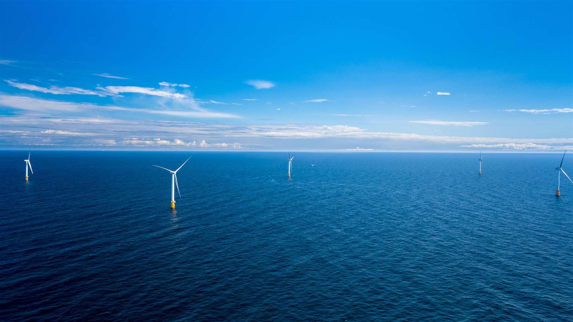Hywind Scotland is the world's largest floating offshore wind farm, situated in waters off Peterhead.