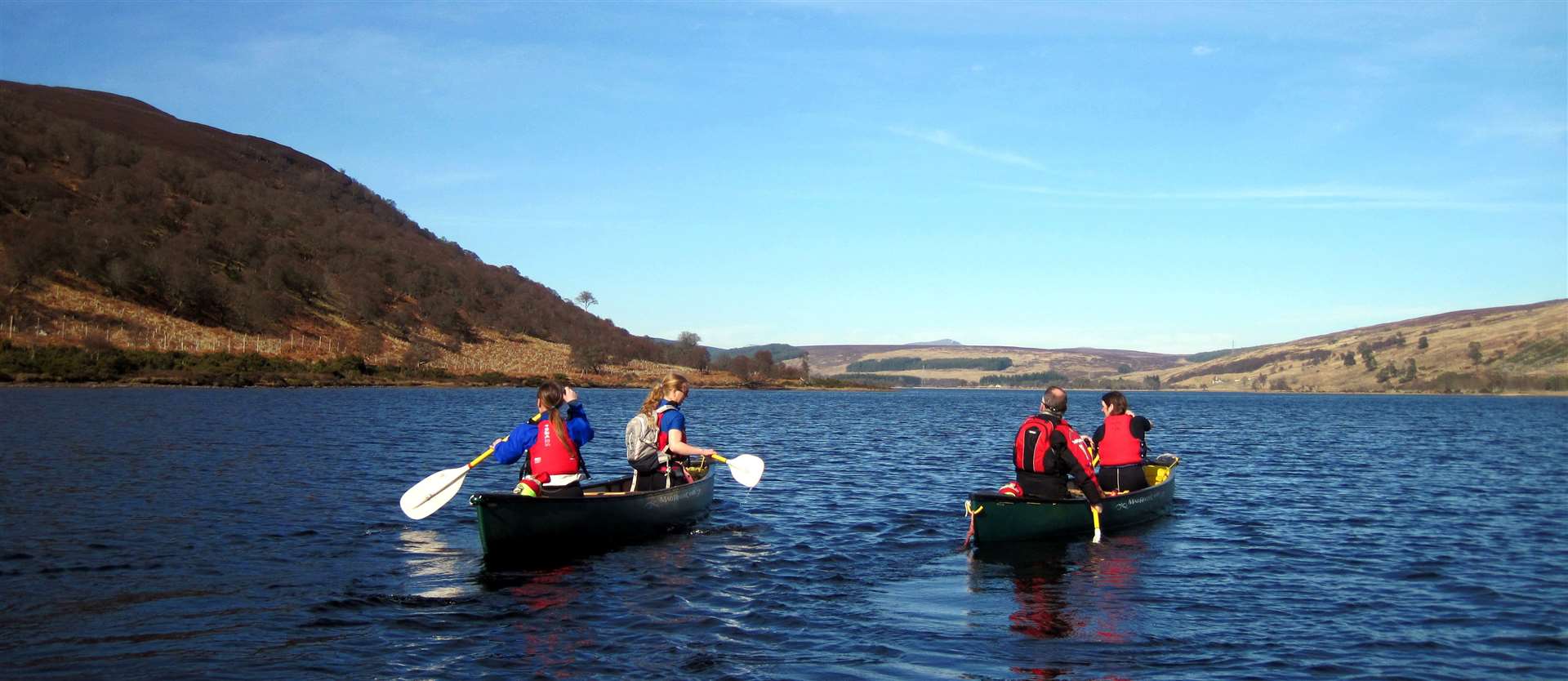 An open canoe trip on Loch Brora. Picture: Ken Nicol/Pentland Canoe Club