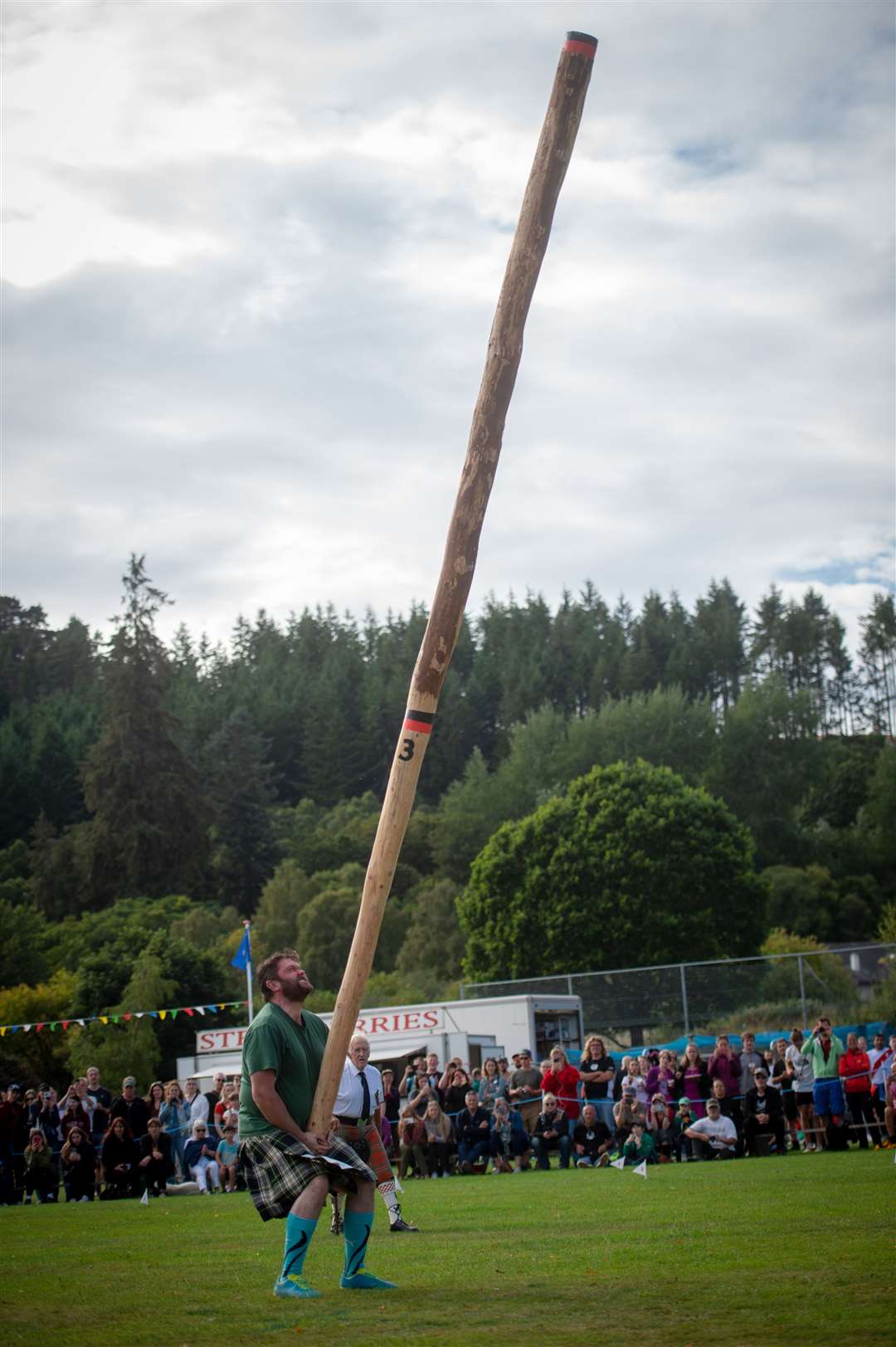 Watch in awe at the feats of strength displayed in the Heavies. Picture: Callum Mackay