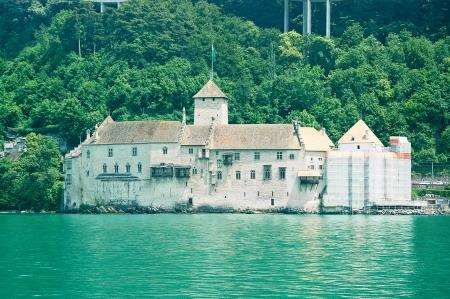 An imposing sight …. Chateau Chillon