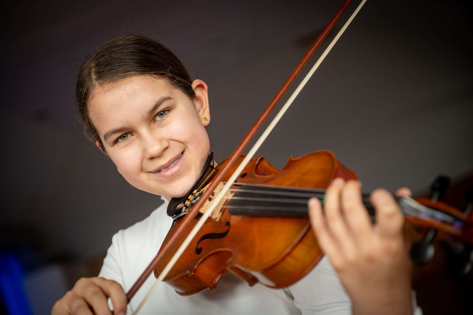 Upper Strings Intermediate (Grade 3-4): Rebecca Cowie. Picture: Callum Mackay