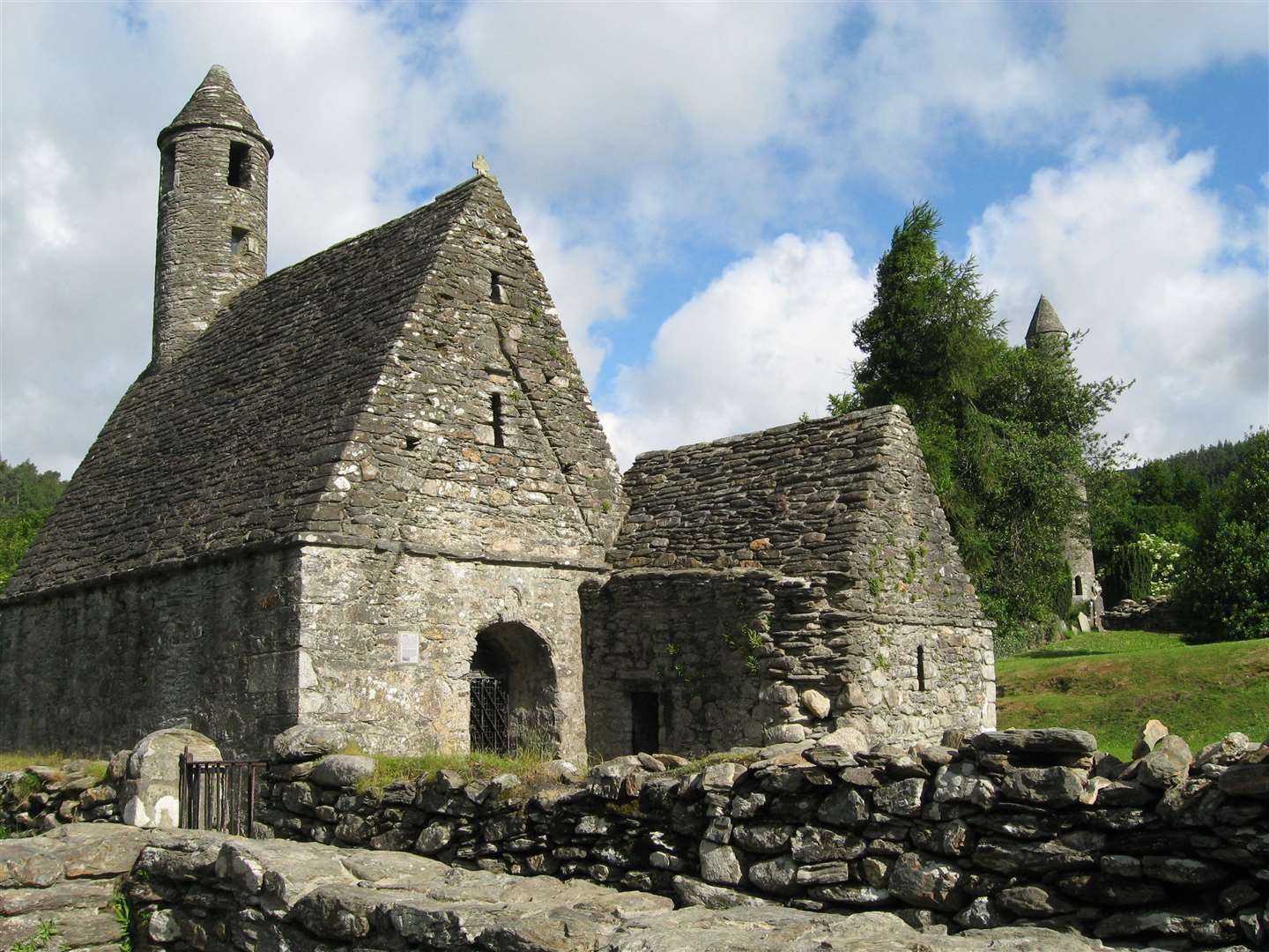 St. Kevin's Church in Glendalough, Ireland.