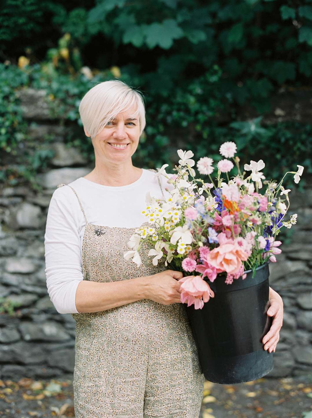 Kirsten Mackay of Henthorn Farm Flowers. Picture: Molly Matcham/PA