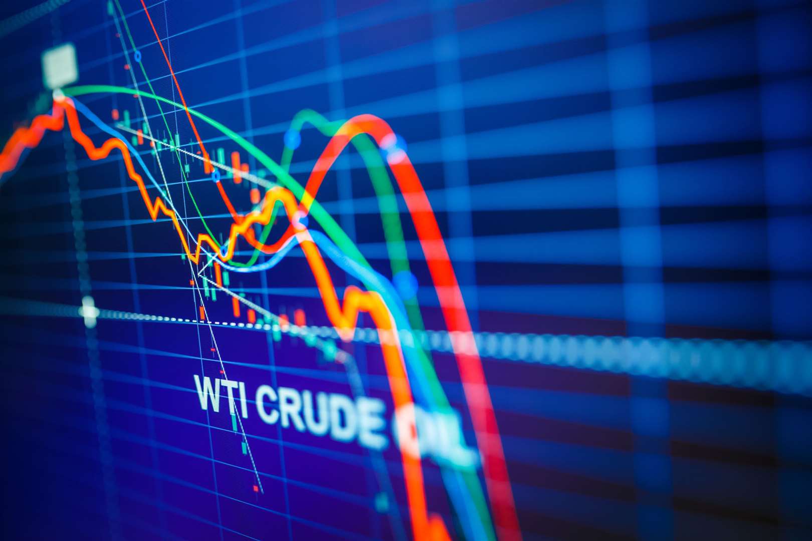 The price of West Texas International crude oil plummeted to almost minus $40 in April.