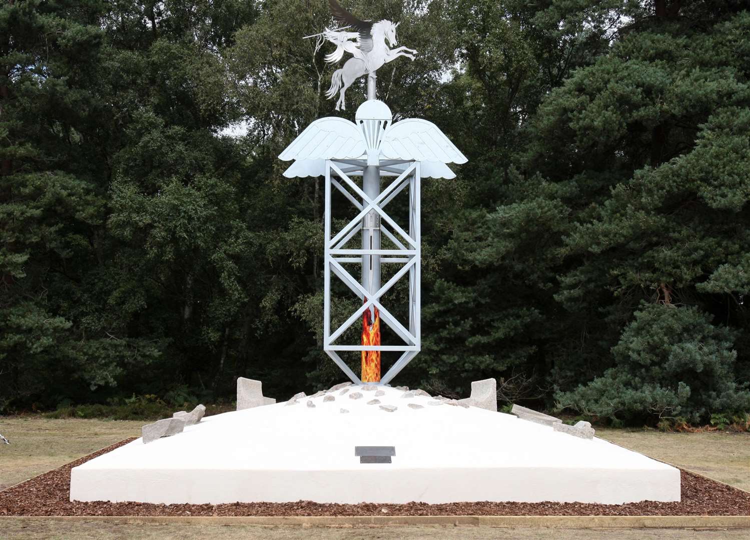 The war memorial at Rock Barracks, Woodbridge, Suffolk (Chris Radburn/PA)