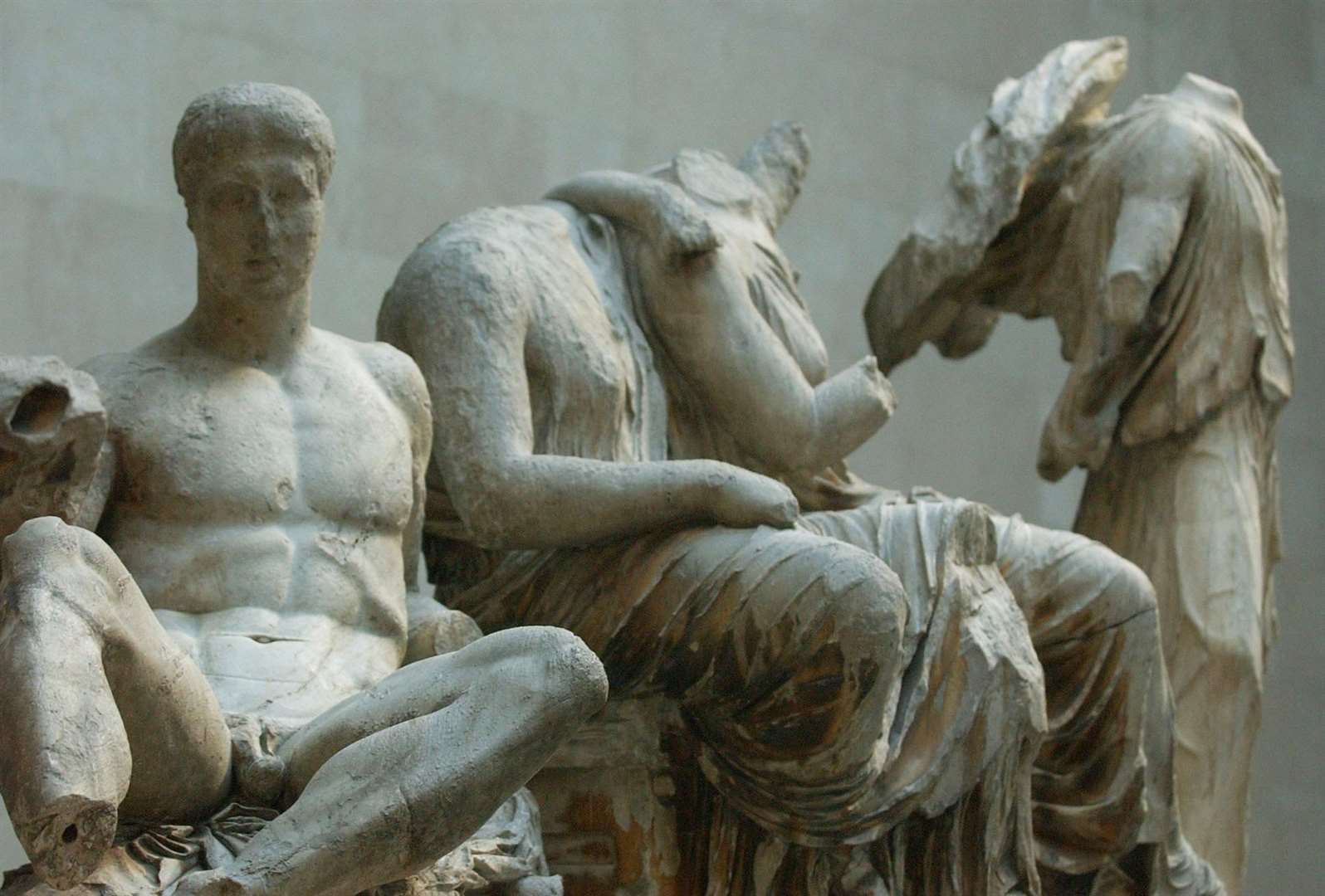 Sections of the Parthenon Marbles in the British Museum (Matthew Fearn/PA)