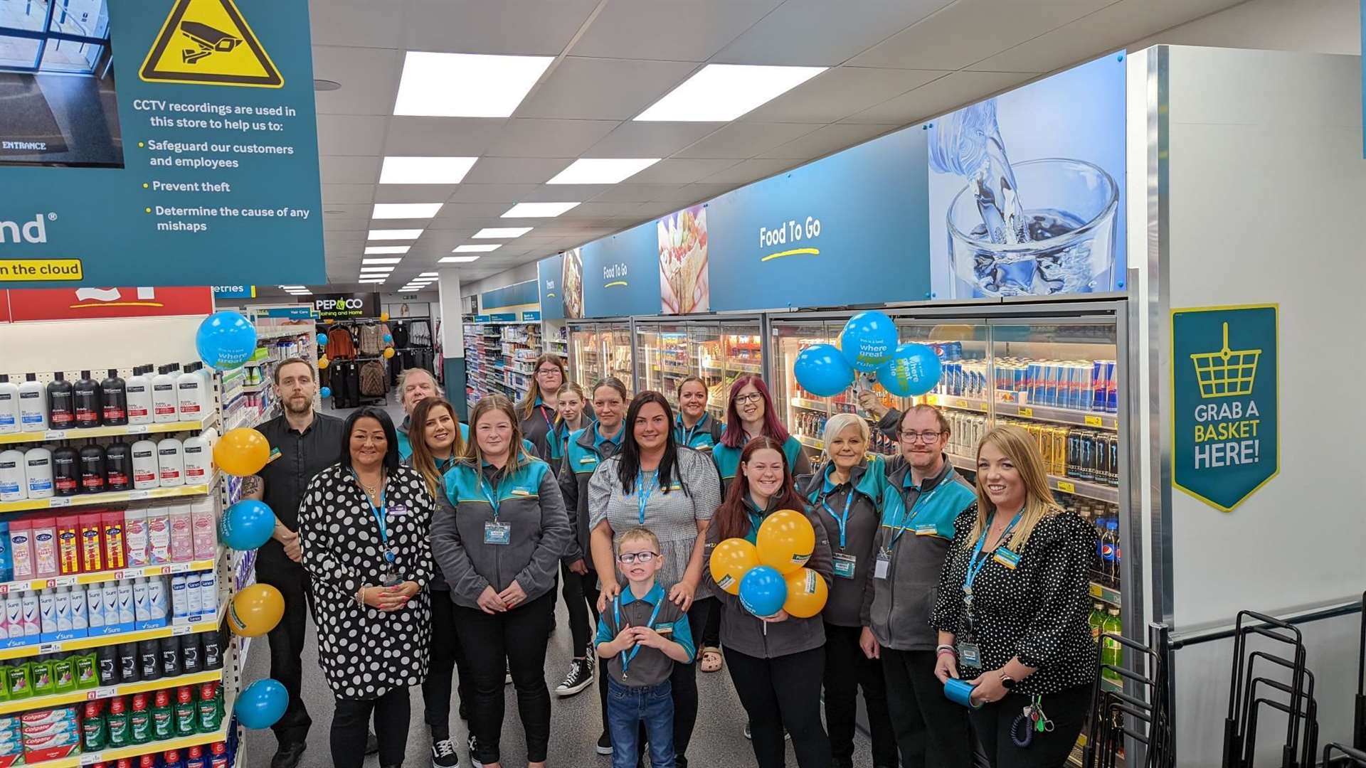 Poundland colleagues at the opening of the new Inverness store.
