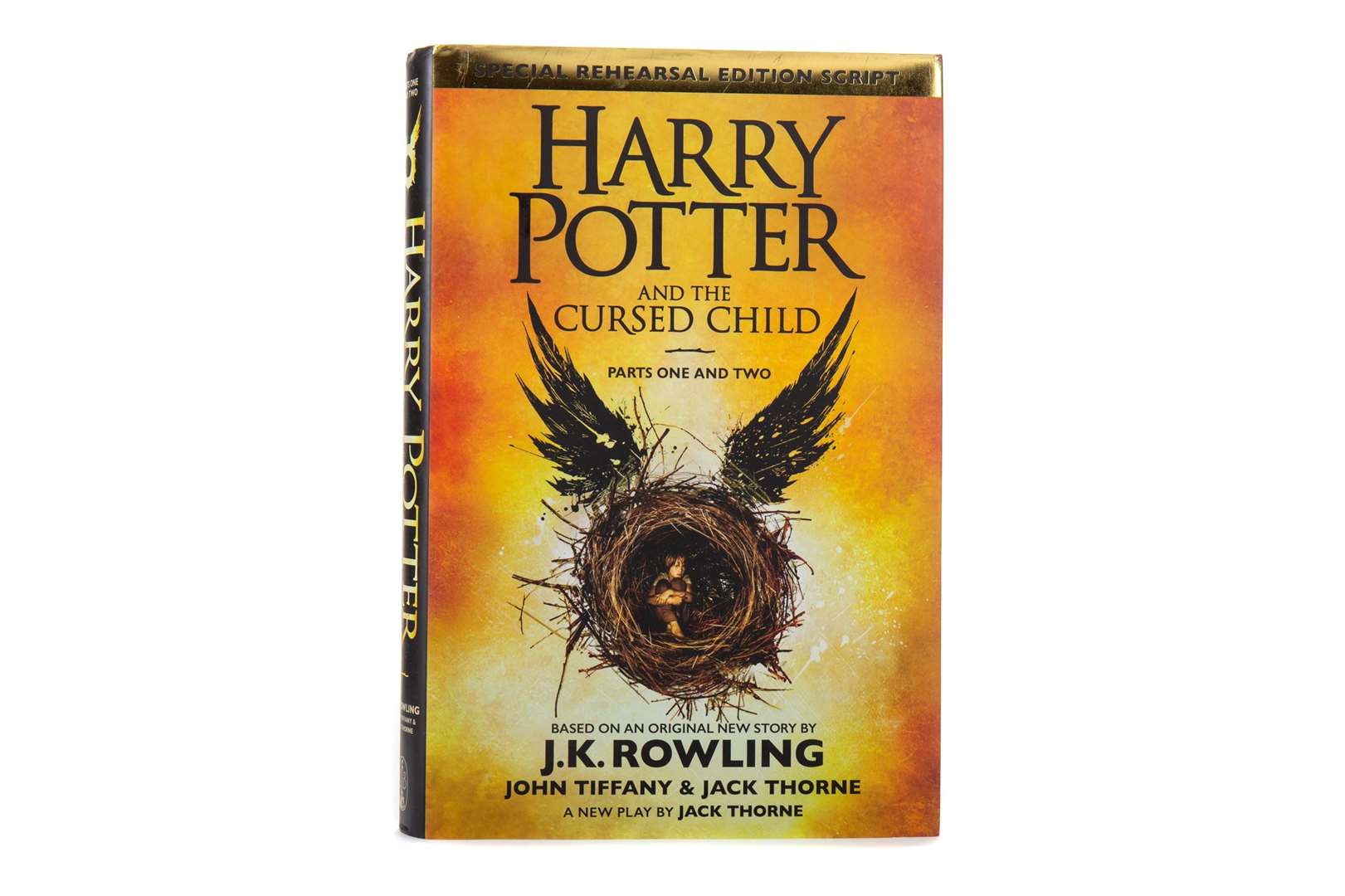 The signed book of the play Harry Potter And The Cursed Child (McTear’s/PA)