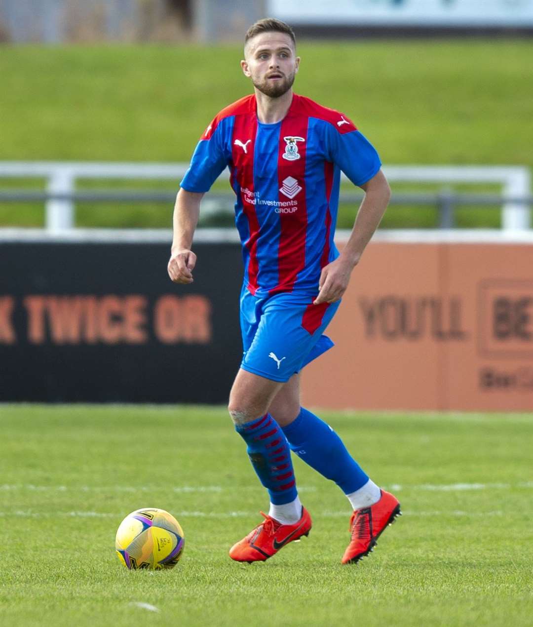 Defender Danny Devine has shaken off a knock that ruled him out of the opener against Hearts to come back into contention for tonight. Pictures: Ken Macpherson