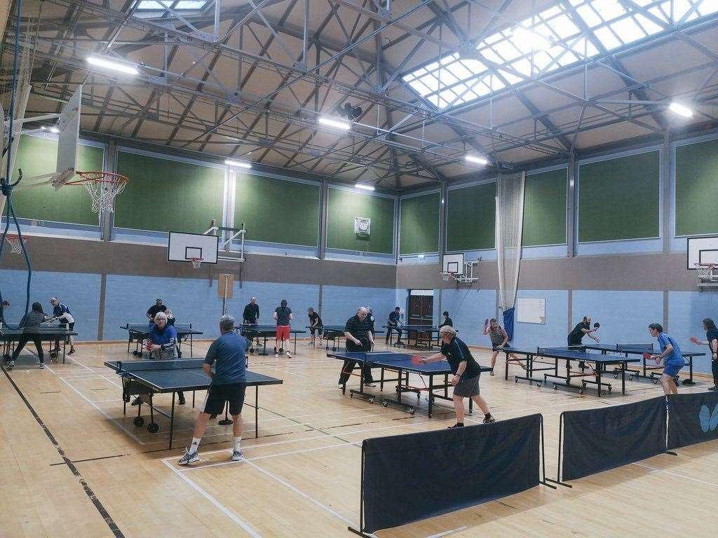 Culloden Academy hosted a sold out Table Tennis Scotland Development day, led by national team coach Stephen Gertsen.