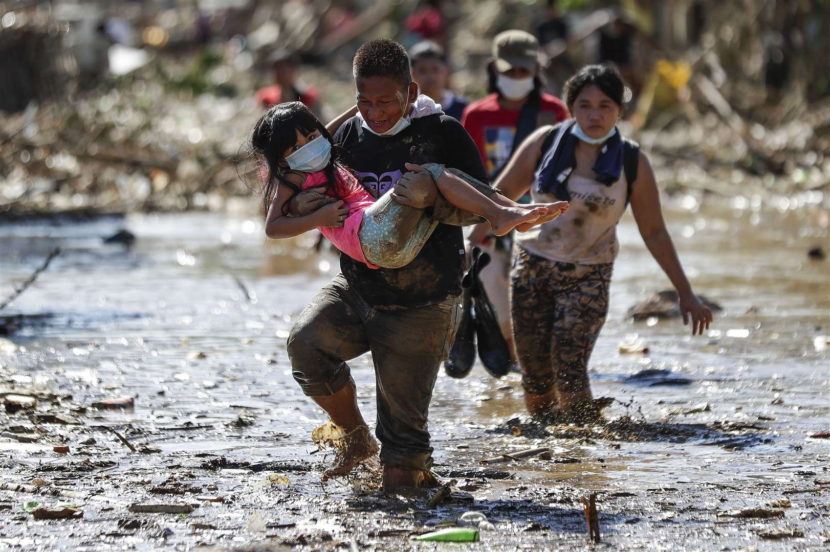 The Philippines was one country that was battered by floods and tropical cyclones earlier this year (Aaron Favila/AP)