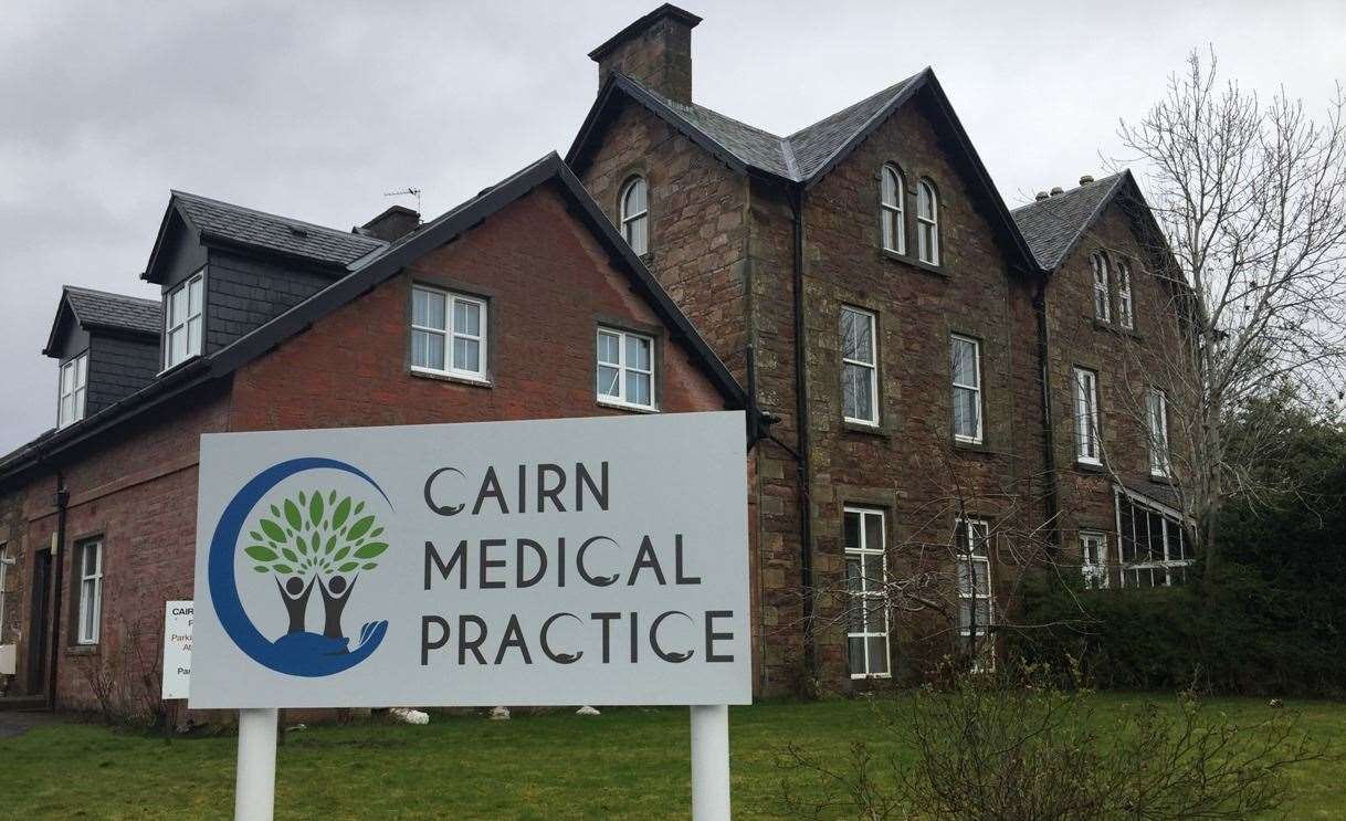 Cairn Medical Practice in Inverness has suspended appointments.