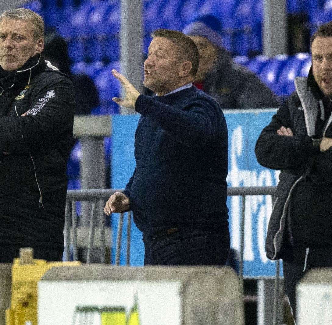 ICT boss John Robertson was furious at the attitude of his players when they were 3-0 up against Alloa. Picture: Ken Macpherson