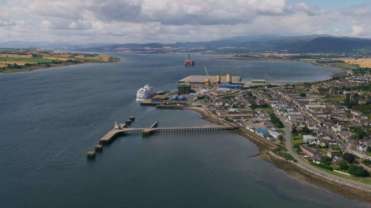 The Port of Cromarty Firth in Invergordon has major aspirations for growth and says it is riding out challenging conditions at present. Picture: PoCF