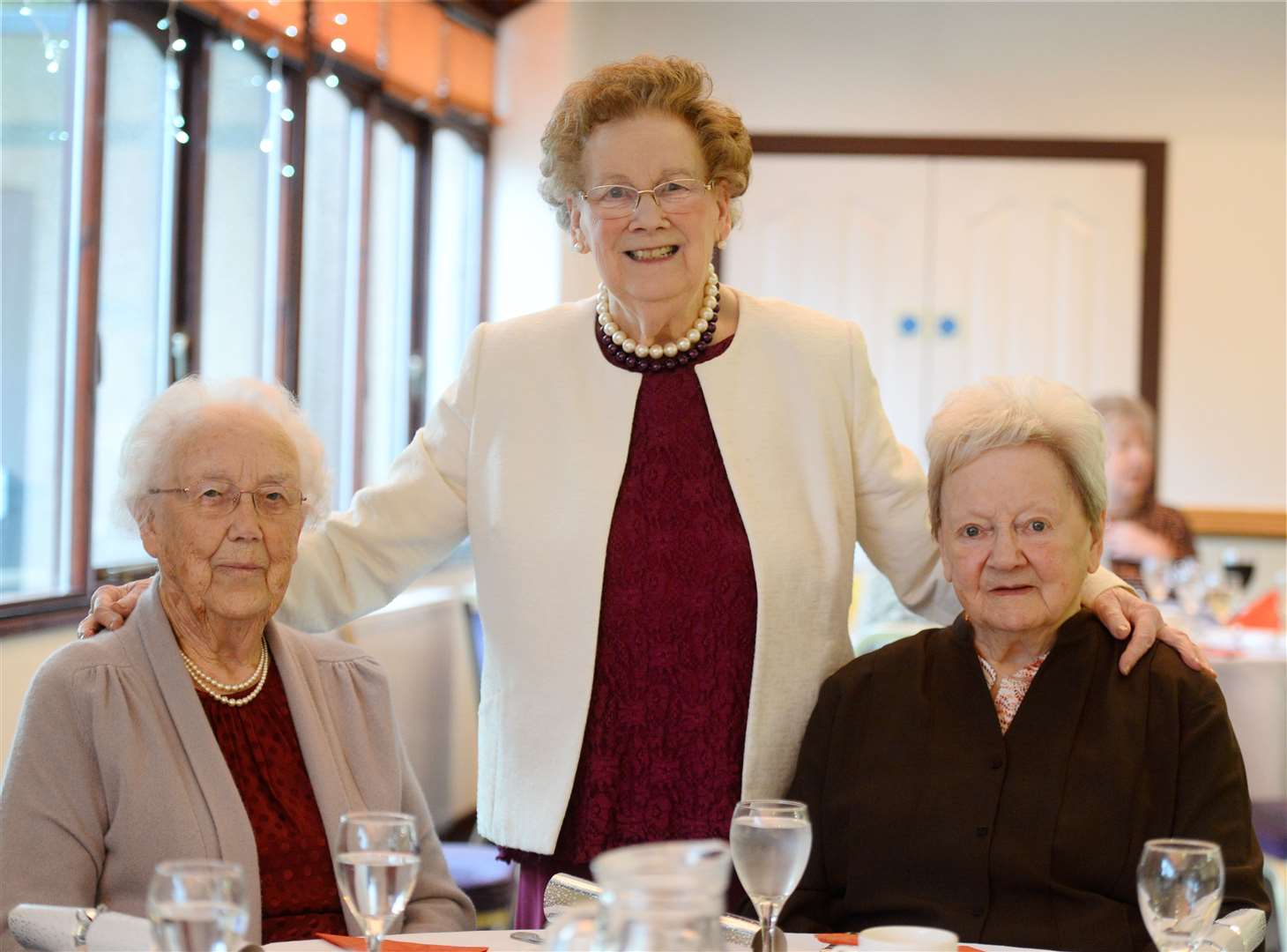The 'Golden Oldies' groups longest members Mary MacAskill, June Alexander and Isobella Mackay. Picture: Gary Anthony.