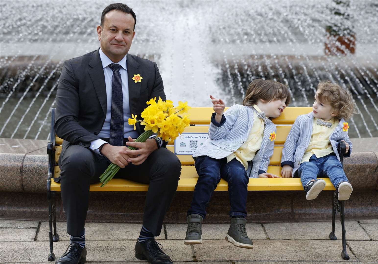 Taoiseach Leo Varadkar launched Daffodil Day 2024 after making his announcement on Wednesday (Nick Bradshaw/PA)