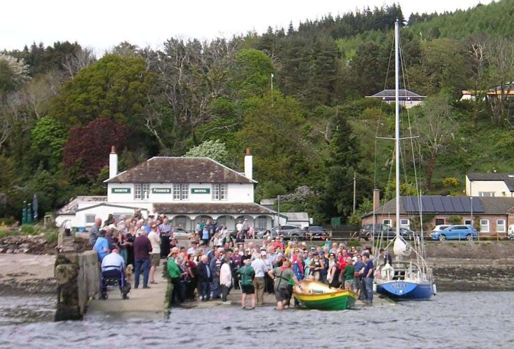 The turnout for the rowing club's launch exceeded expectations.