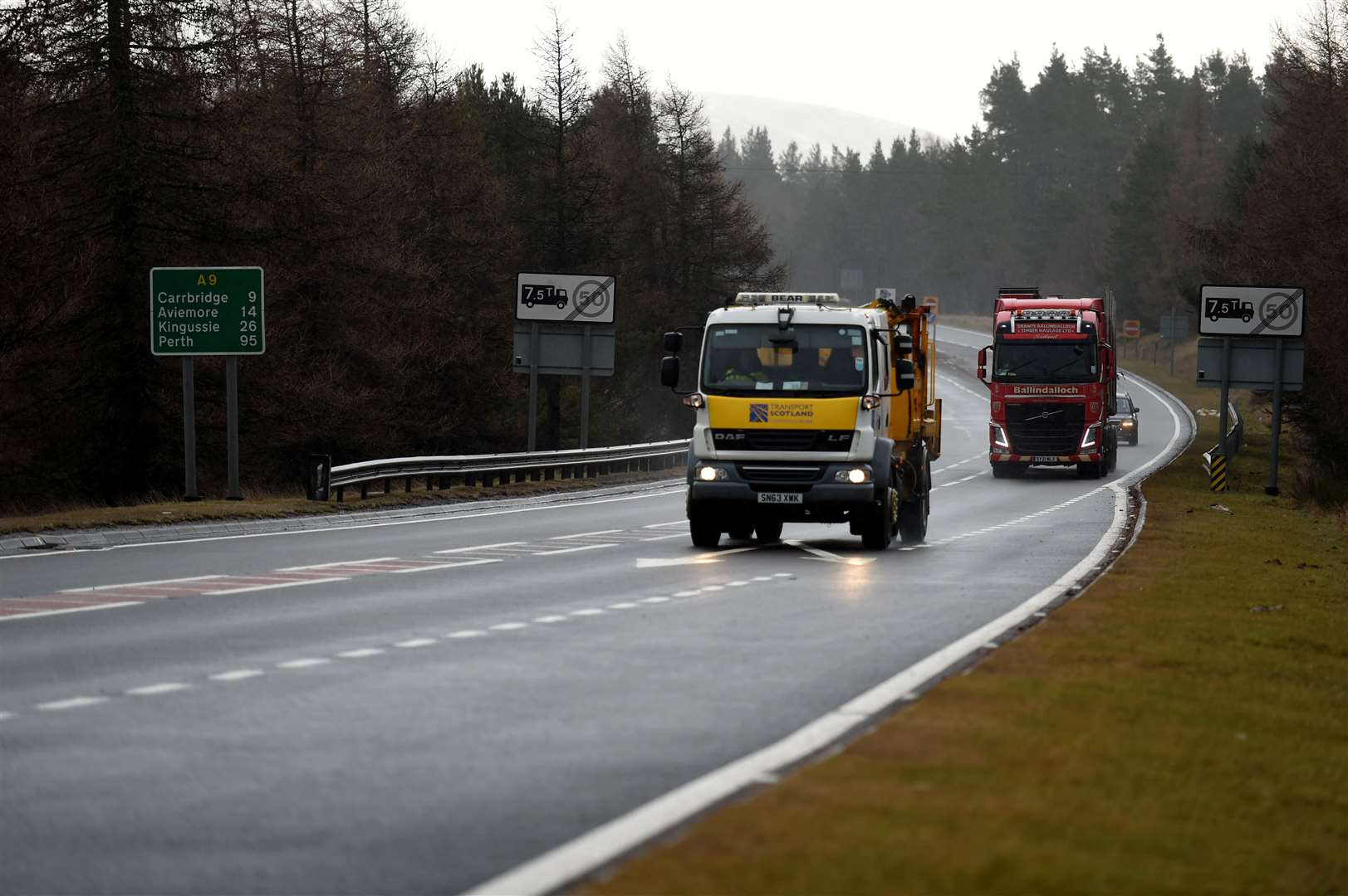 The A9 between Inverness and Perth will not be dualled by 2025.