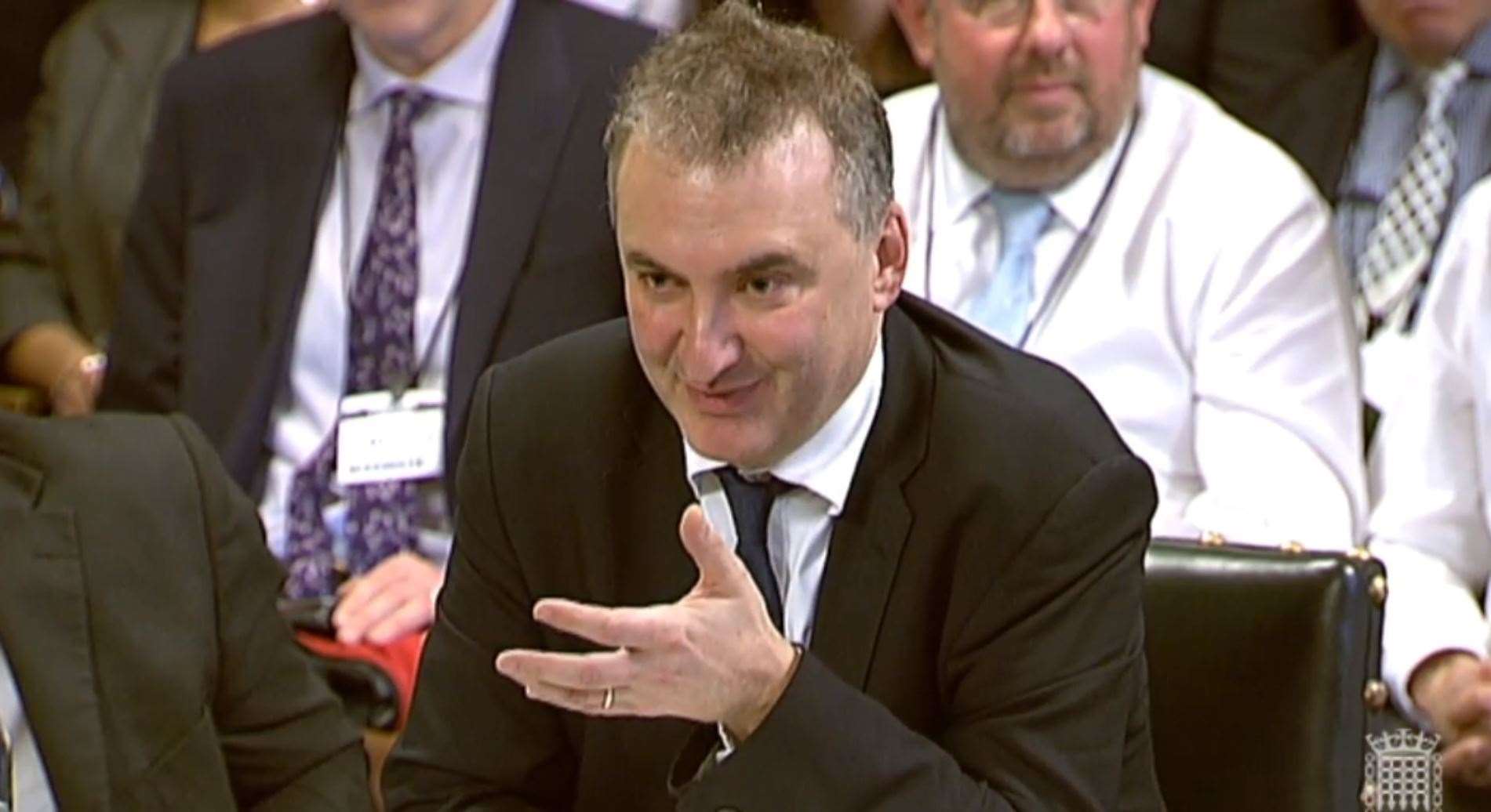 Sir Chris Wormald, permanent secretary at the Department of Health and Social Care. (PA)