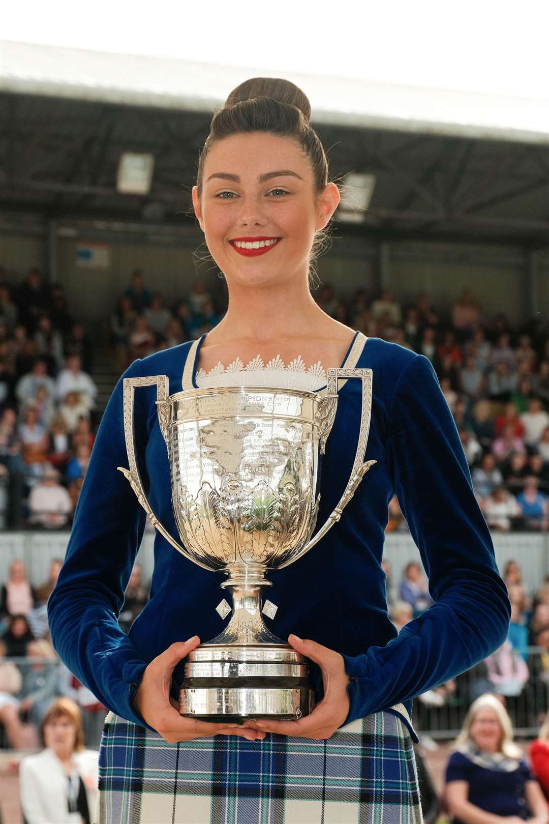 Lily Kelman, world champion Highland dancer. Pic by Ronnie Cairns