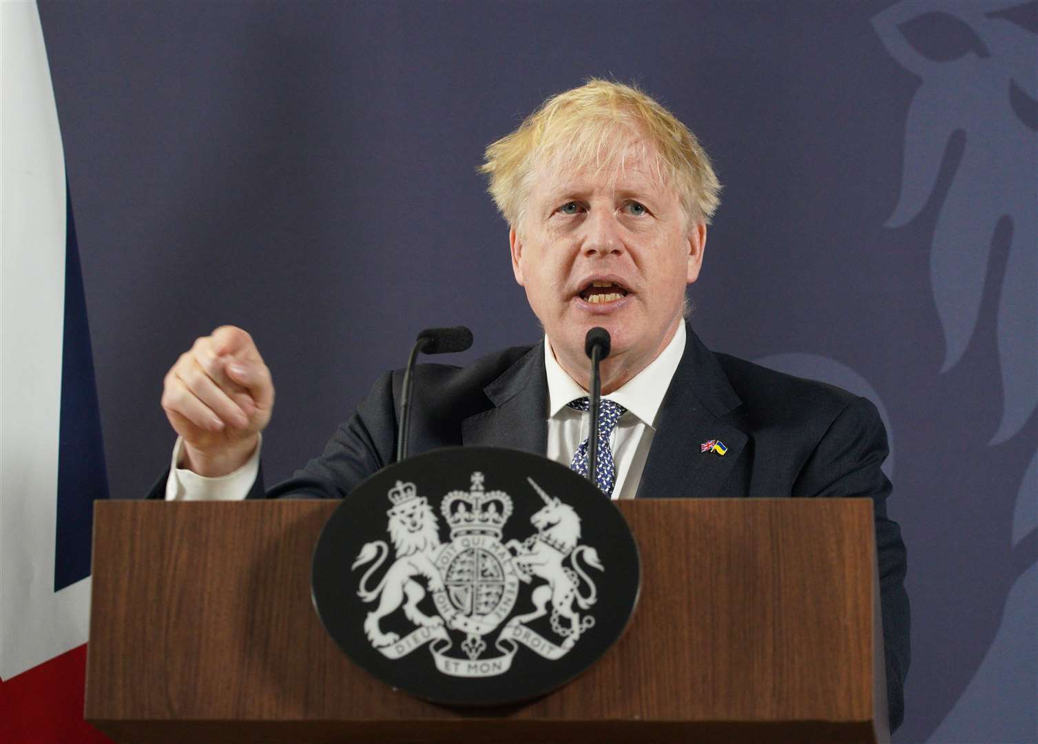 Boris Johnson sought to get his premiership back on track with a keynote speech in Blackpool (Peter Byrne/PA)