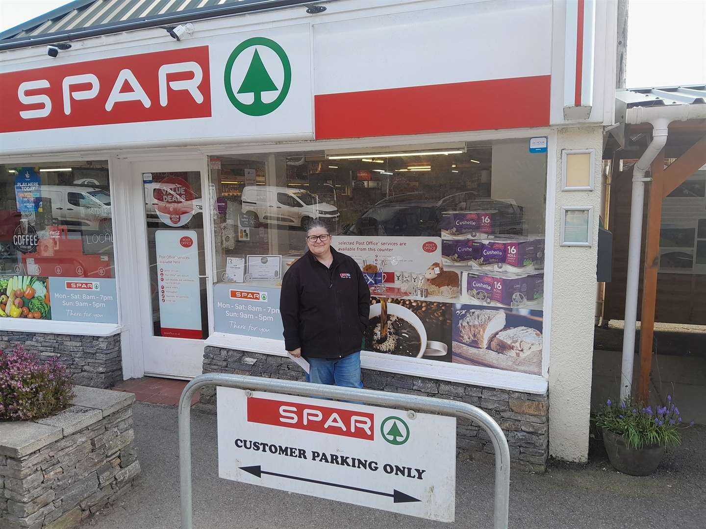 Nicole Collins, owner of the Spar Cannich Stores and Post Office.