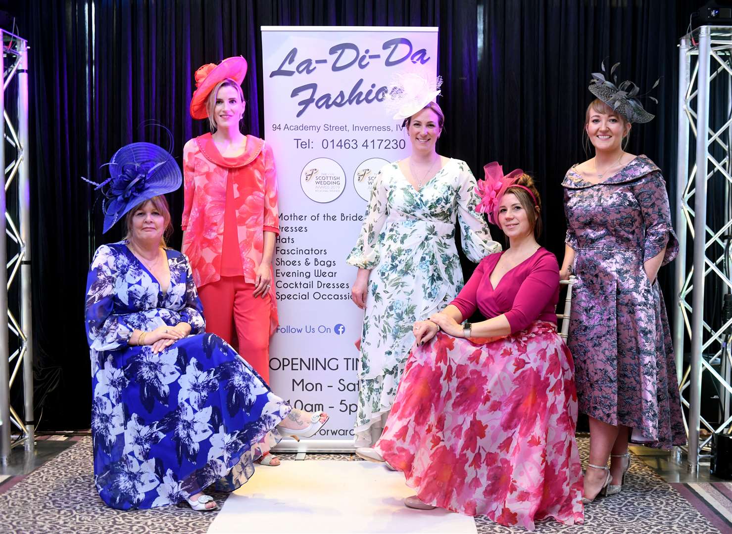 Plenty to choose from for the mother of the bride on show from La-Di-Da Fashion. Picture: James Mackenzie